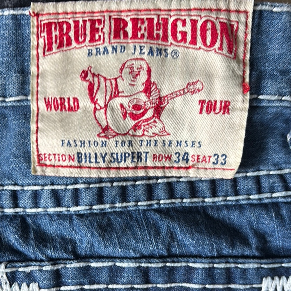 True Religion Men's Blue Jeans